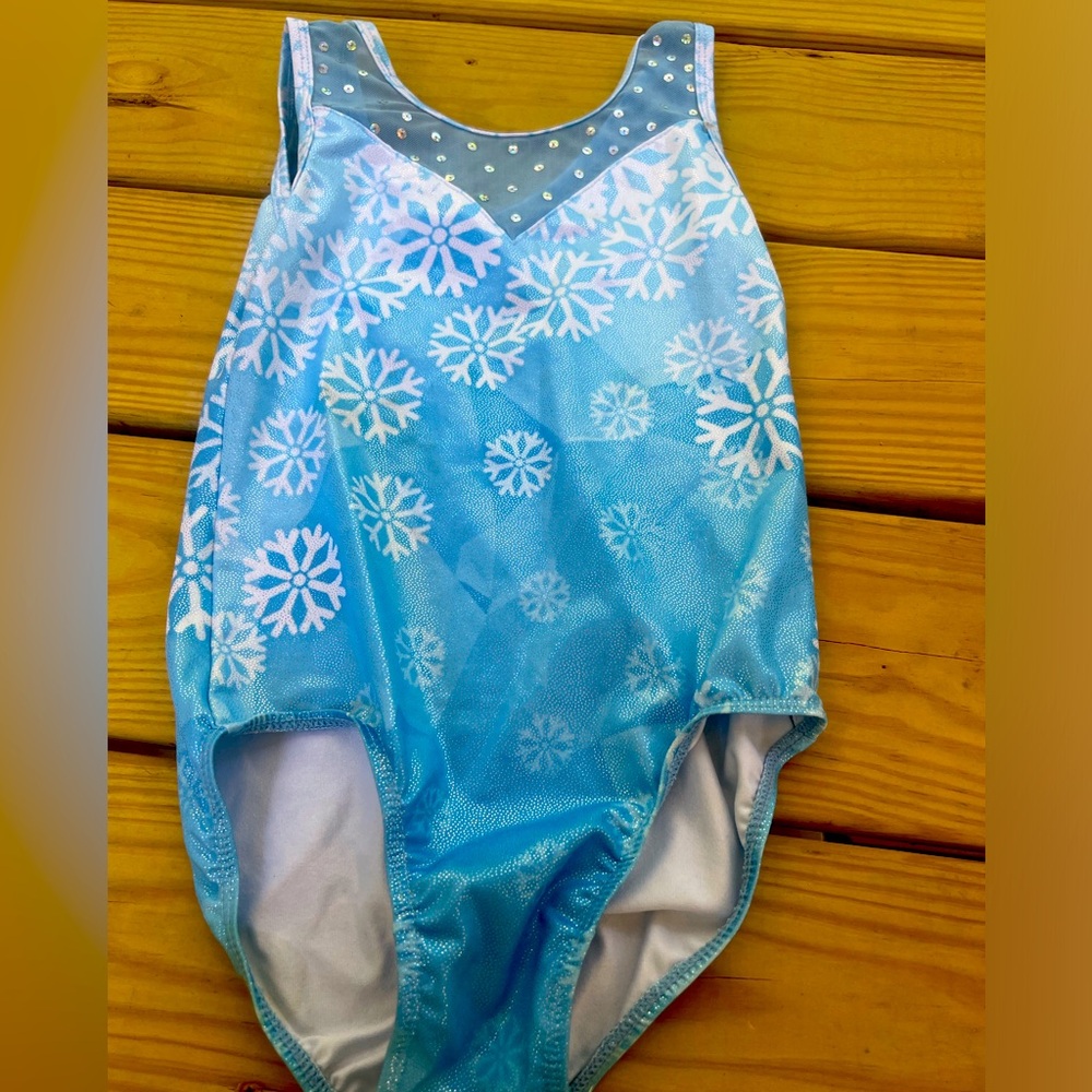 SOLD ON CROSS POST Gymnastics leotard